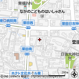長野県長野市栗田342周辺の地図