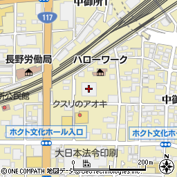 株式会社長野県協同電算　開発部開発三課周辺の地図