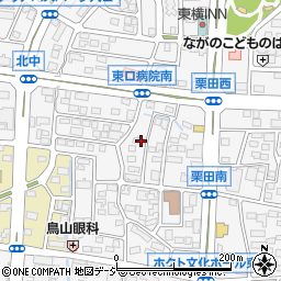 長野県長野市栗田309周辺の地図