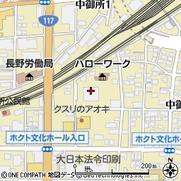 日本通運株式会社　長野支店・経理周辺の地図
