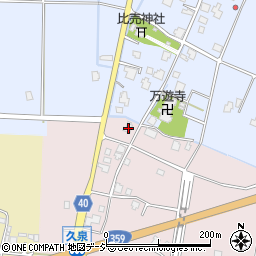 富山県砺波市久泉190周辺の地図