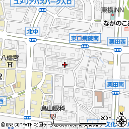 長野県長野市栗田1689周辺の地図