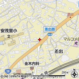 長野県長野市安茂里1006周辺の地図
