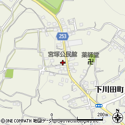 宮塚公民館周辺の地図