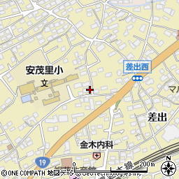 長野県長野市安茂里1089周辺の地図
