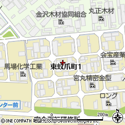 石川県金沢市東蚊爪町1丁目周辺の地図