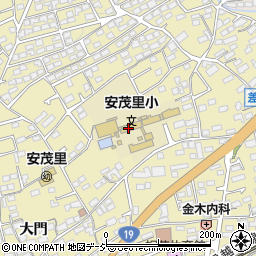 長野市　安茂里子どもプラザ周辺の地図