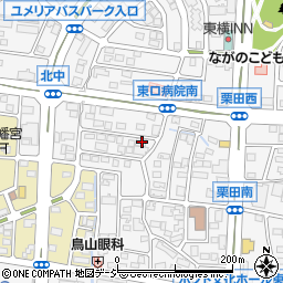 長野県長野市栗田1686周辺の地図
