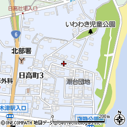 茨城県日立市日高町3丁目20周辺の地図