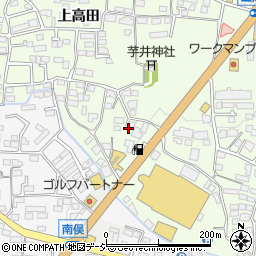 長野県長野市高田1178周辺の地図