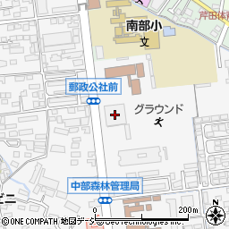 日本郵便信越周辺の地図