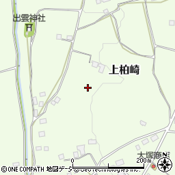 栃木県塩谷郡高根沢町上柏崎周辺の地図