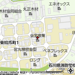 石川県金沢市東蚊爪町1丁目25周辺の地図