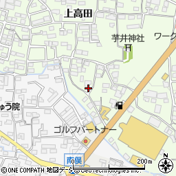 長野県長野市高田1168-10周辺の地図