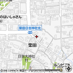 長野県長野市栗田925-1周辺の地図