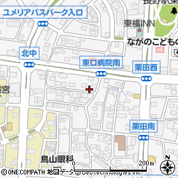 長野県長野市栗田1668周辺の地図