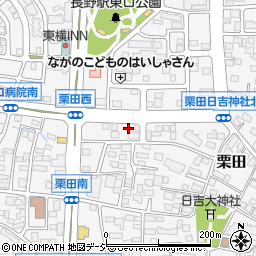 長野県長野市栗田1852周辺の地図