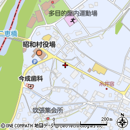 群馬銀行昭和村役場 ＡＴＭ周辺の地図