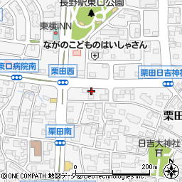 長野県長野市栗田1851周辺の地図