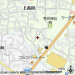 長野県長野市高田1168-12周辺の地図