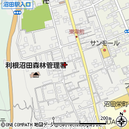 群馬県沼田市鍛冶町3932-4周辺の地図