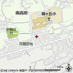 長野県長野市高田2410-57周辺の地図