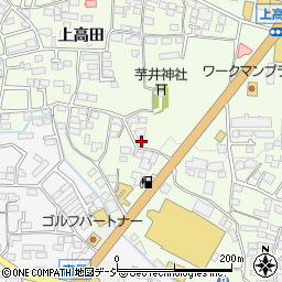 長野県長野市高田1238周辺の地図