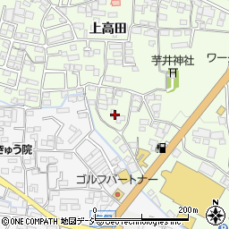 長野県長野市高田1166周辺の地図