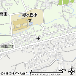 長野県長野市高田2410-116周辺の地図