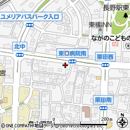 長野県長野市栗田1665周辺の地図