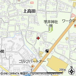 長野県長野市高田1169-9周辺の地図