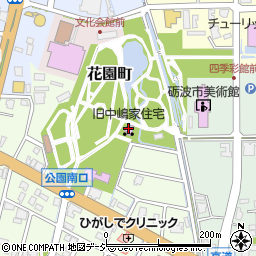 旧中嶋家住宅周辺の地図