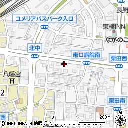 長野県長野市栗田1662周辺の地図