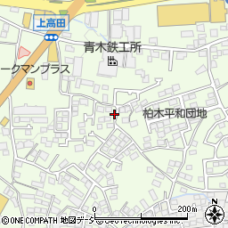 長野県長野市高田南高田1806-4周辺の地図