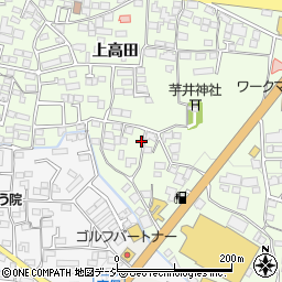 長野県長野市高田1168-5周辺の地図