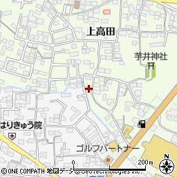 長野県長野市高田1161-3周辺の地図