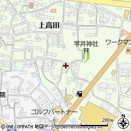 長野県長野市高田1169-7周辺の地図