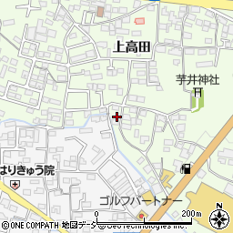 長野県長野市高田1161周辺の地図