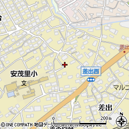 長野県長野市安茂里991-6周辺の地図