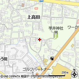 長野県長野市高田1157周辺の地図