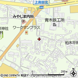 長野県長野市高田1786-12周辺の地図