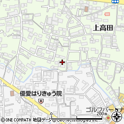 長野県長野市高田1121周辺の地図