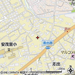 長野県長野市安茂里986-1周辺の地図