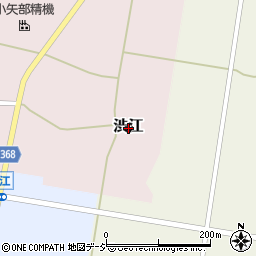 富山県小矢部市渋江周辺の地図