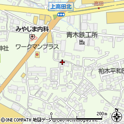 長野県長野市高田1786-3周辺の地図