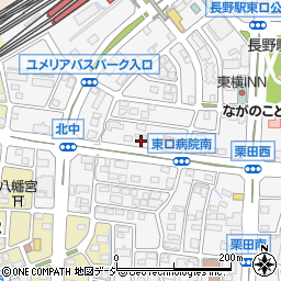 長野県長野市栗田1624周辺の地図