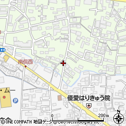 長野県長野市高田1087周辺の地図