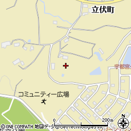 栃木県宇都宮市立伏町419周辺の地図