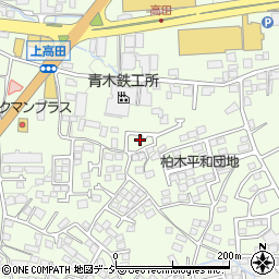 長野県長野市高田南高田1814-12周辺の地図