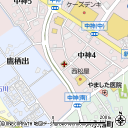 はま寿司砺波店周辺の地図